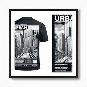 Urban City 1 Art Print