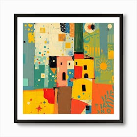 House In The Sky Art Print