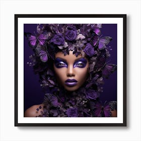 Purple Beauty 2 Art Print