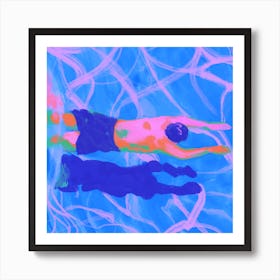 into the water Art Print