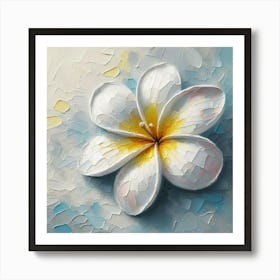 Frangipani Flower 1 Art Print