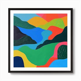 Abstract Travel Collection Monteverde Costa Rica 3 Art Print