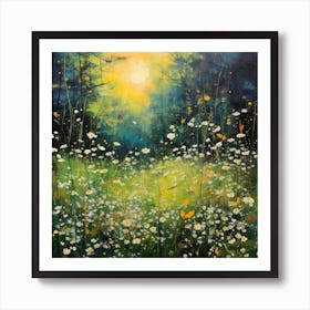 Daisy Meadow 1 Art Print