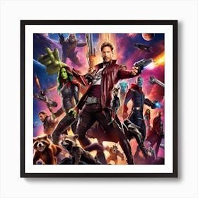 Guardians Of The Galaxy Vol 2 Art Print