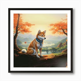 Shiba Inu Art Print