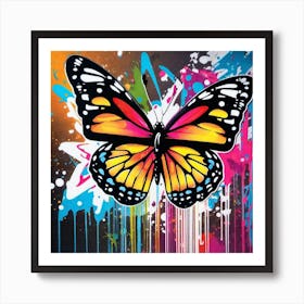 Butterfly Painting 39 Art Print