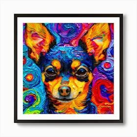 Pups Peroni - Cute Chihuahua Art Print