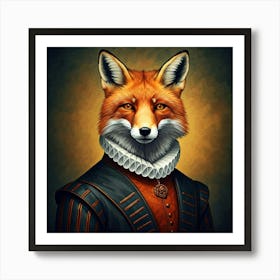 Fox Portrait Art Print