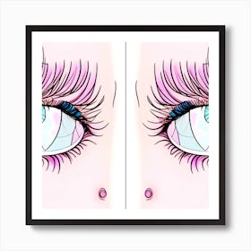Eyes Of A Girl Art Print