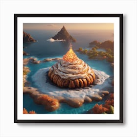 Island Of Fire Art Print