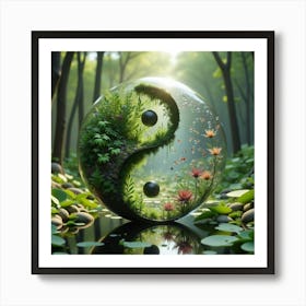 Yin Yang 3 Art Print