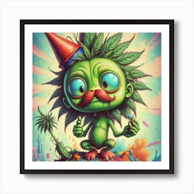 Psychedelic Monster Art Print