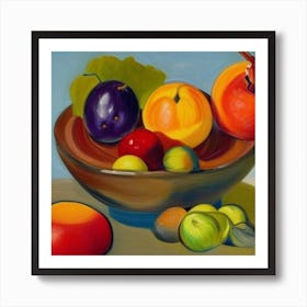 Fruit Bowl Art Print