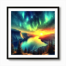 Aurora S Symphony 18 Art Print