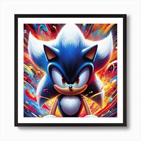 Sonic The Hedgehog 85 Art Print