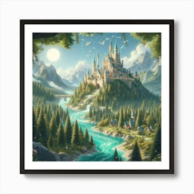 Fairytale Castle 13 Art Print