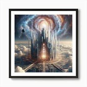 Space City 1 Art Print