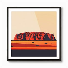 Uluru 7 Art Print