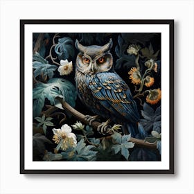 Contemporary Owl 12 Art Print