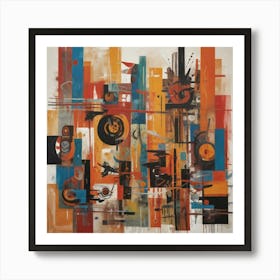 Abstract Painting 422 Art Print