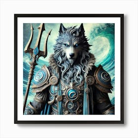 Sea Wolf King Arvak Art Print