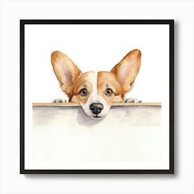 Corgi Dog 2 Art Print