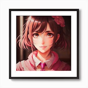 Anime Girl 1 Art Print