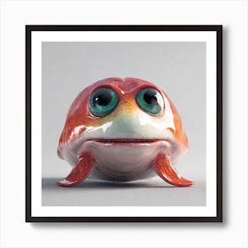 Frog 3d Model Art Print