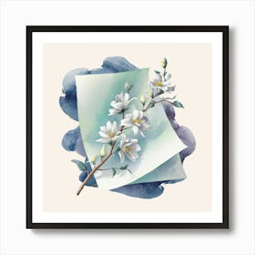 Watercolor Flower Art Print