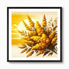 Yellow Flowers Art Print