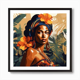 African Woman 3 Art Print