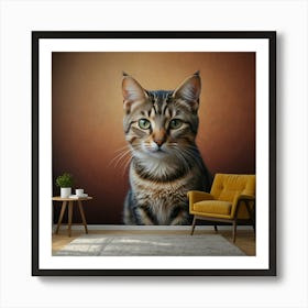 Cat Portrait Art Print