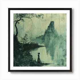 Asian Landscape Art Print