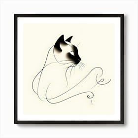 Siamese Cat 2 Art Print