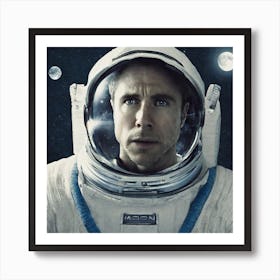 Man In Space 3 Art Print