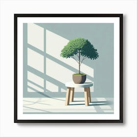 Bonsai Tree Art Print