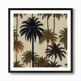 Palms Tree 3 Art Print