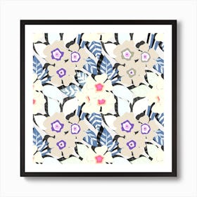 Floral Pattern 3 Art Print