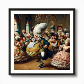 Dance Of The Kings Art Print