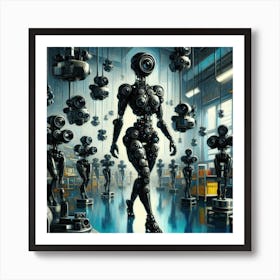 Robot Woman 14 Art Print