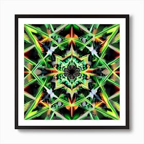 Psychedelic Mandala 33 Art Print