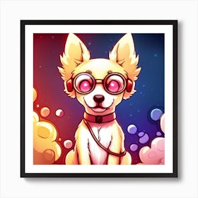 Specs 'n' Snuggles Art Print