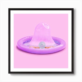 Condom Pool Art Print