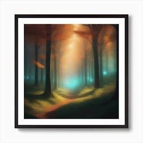 Mystical Forest Retreat 27 Art Print