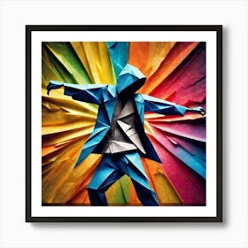 Origami Dancer 138 Art Print