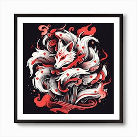 Fox Art Art Print