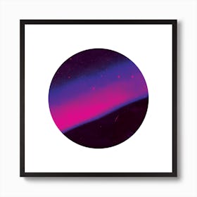 Purple Planet Art Print