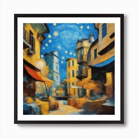 Lasst uns auf diesem Souk-Markt spazieren gehen Art Print