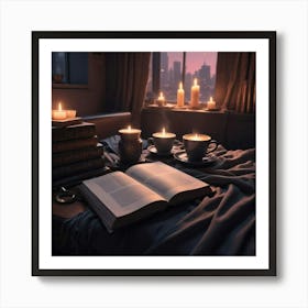 Candlelit Night 1 Art Print