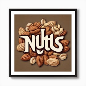 Nuts As A Logo (27) Art Print
